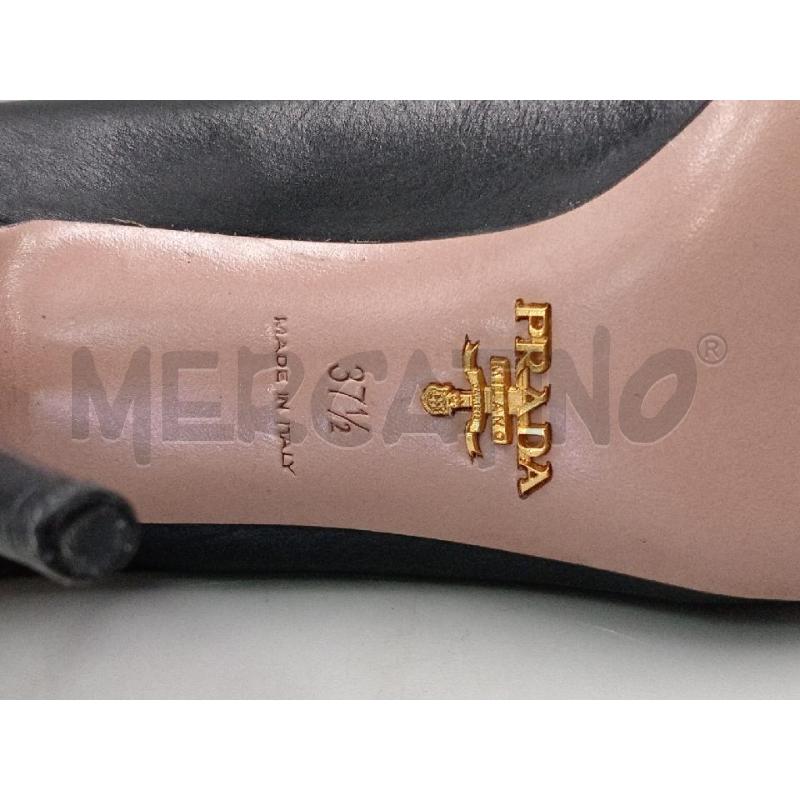 SCARPE DONNA PRADA NERE DECOLTE' CON MOTIVO SCAMOSCIATO SULLA PUNTA | Mercatino dell'Usato Moncalieri bengasi 4