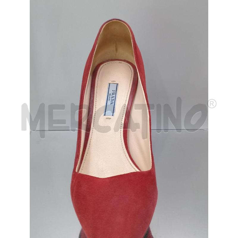 SCARPE DONNA PRADA  ROSSA  | Mercatino dell'Usato Moncalieri bengasi 5