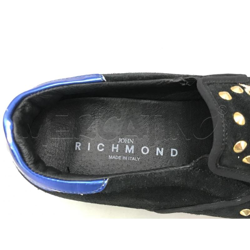 SCARPE DONNA RICHMOND NERE INSERTI BLU | Mercatino dell'Usato Moncalieri bengasi 5