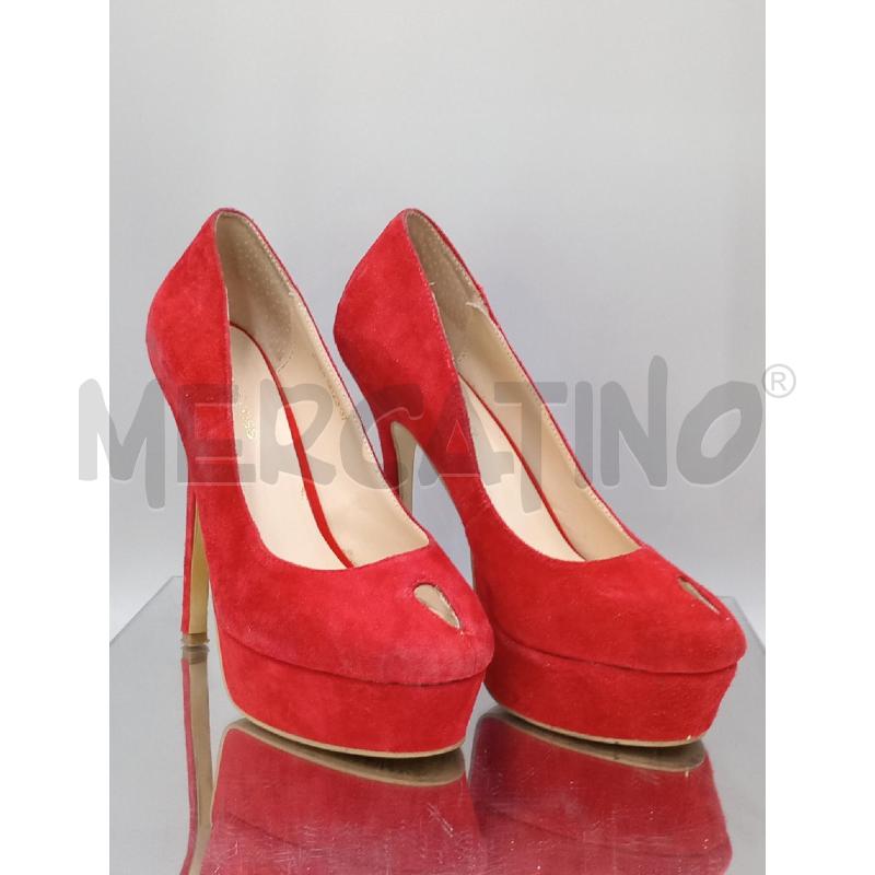 SCARPE DONNA SERGIO ROSSI ROSSE  | Mercatino dell'Usato Moncalieri bengasi 1