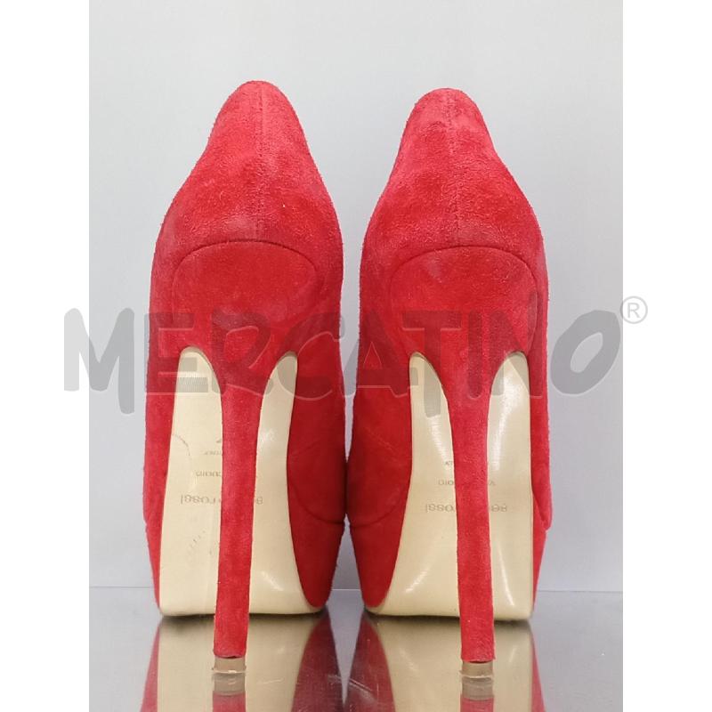 SCARPE DONNA SERGIO ROSSI ROSSE  | Mercatino dell'Usato Moncalieri bengasi 3