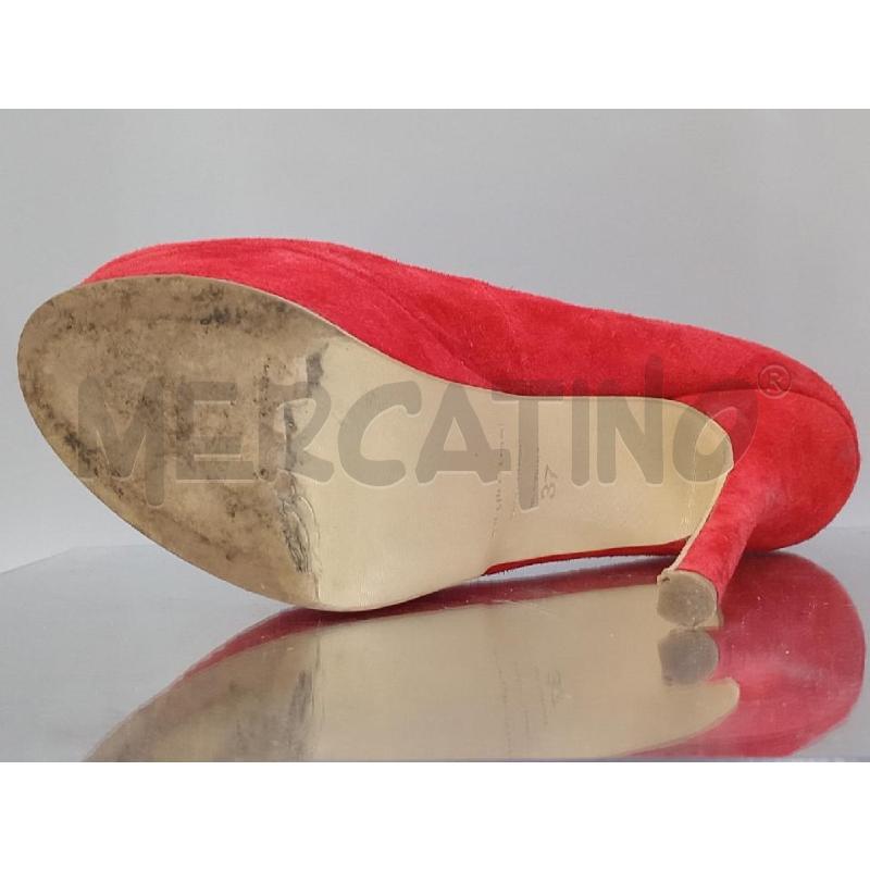 SCARPE DONNA SERGIO ROSSI ROSSE  | Mercatino dell'Usato Moncalieri bengasi 4