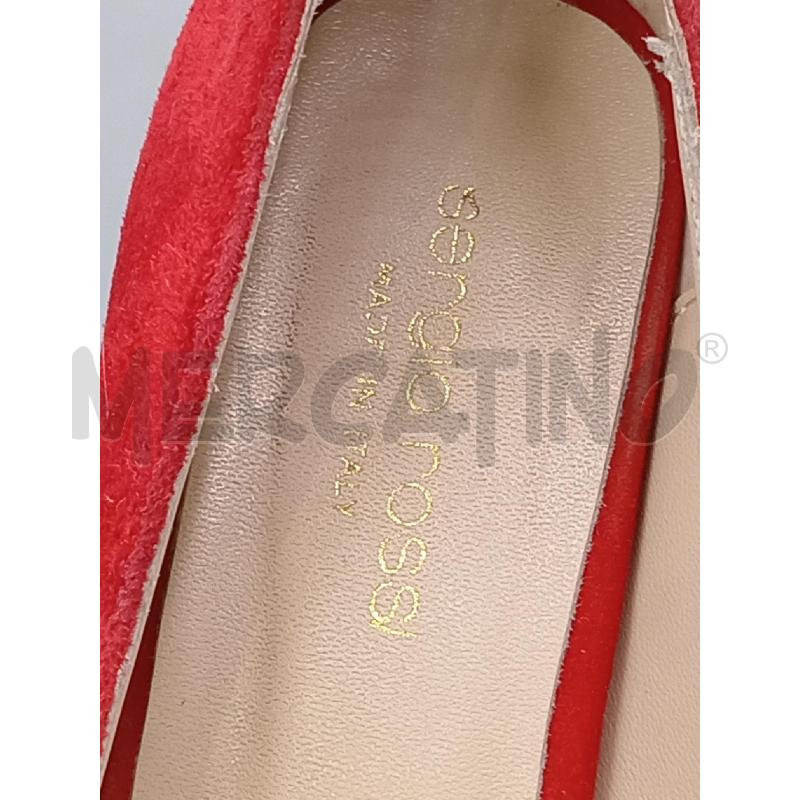 SCARPE DONNA SERGIO ROSSI ROSSE  | Mercatino dell'Usato Moncalieri bengasi 5
