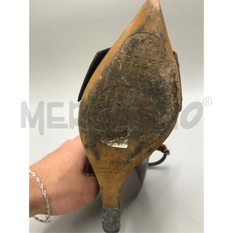 SCARPE DONNA SHY MARRONI CON ZEPPA PARTICOLARE GIOIELLO | Mercatino dell'Usato Moncalieri bengasi 4
