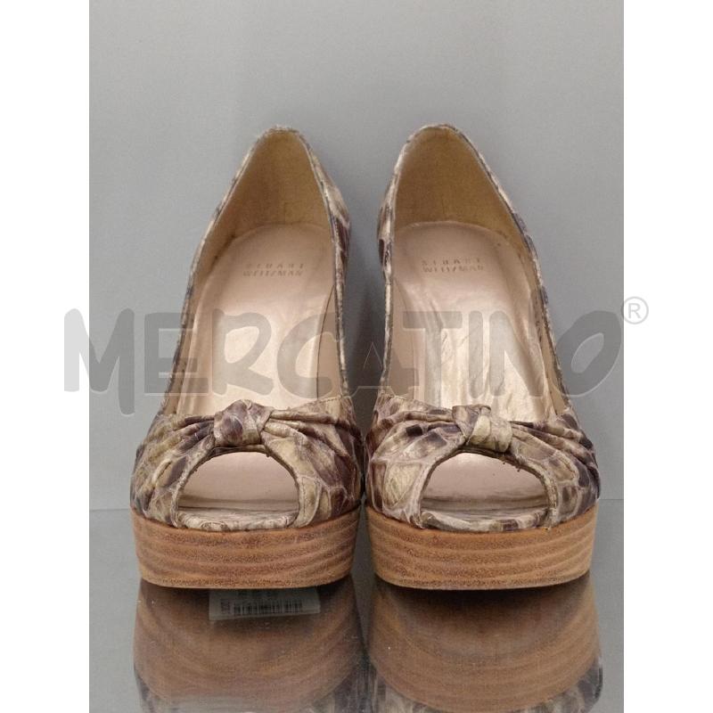SCARPE DONNA STUART WEITZMAN BEIGE PITONATO CON FIOCCO | Mercatino dell'Usato Moncalieri bengasi 2