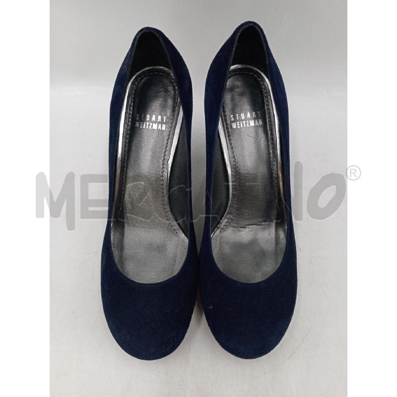 SCARPE DONNA STUART WEITZMAN BLU SCAMOSCIATO | Mercatino dell'Usato Moncalieri bengasi 4
