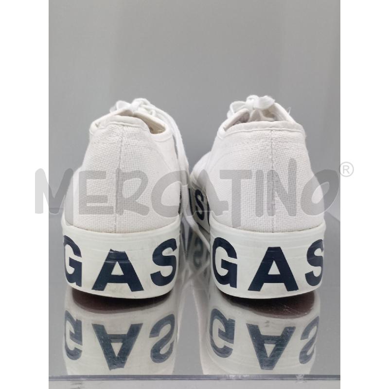 SCARPE DONNA SUPERGA BIANCA CON ZEPPA SCRITTA NERA  | Mercatino dell'Usato Moncalieri bengasi 3