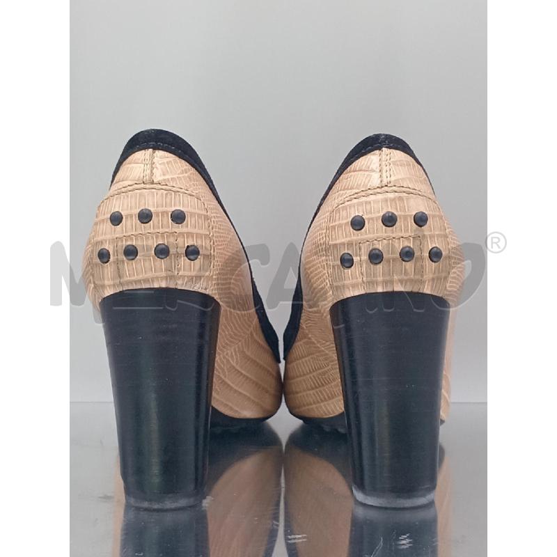 SCARPE DONNA TOD'S DECOLTE BEIGE RIFINITURE NERE  | Mercatino dell'Usato Moncalieri bengasi 3