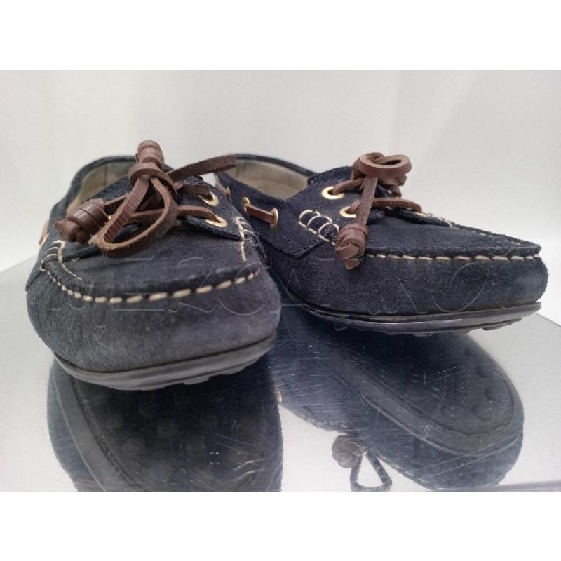 SCARPE DONNA TOD'S MOCASSINO BLU LACCIO MARRONE | Mercatino dell'Usato Moncalieri bengasi 4