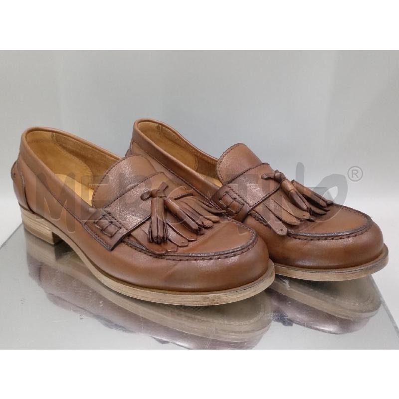 SCARPE DONNA VIA MAESTRA MOCASSINO MARRONE CON FRANGE   | Mercatino dell'Usato Moncalieri bengasi 1