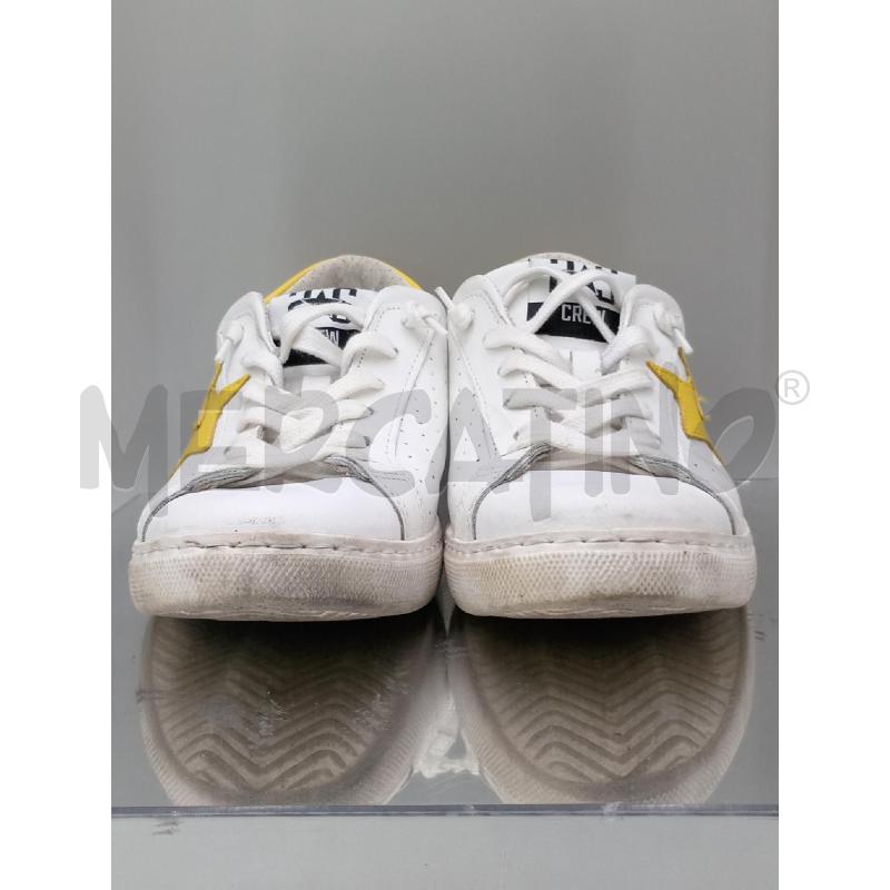 SCARPE GOLDEN GOOSE BIANCHE STELLE GIALLE | Mercatino dell'Usato Moncalieri bengasi 2