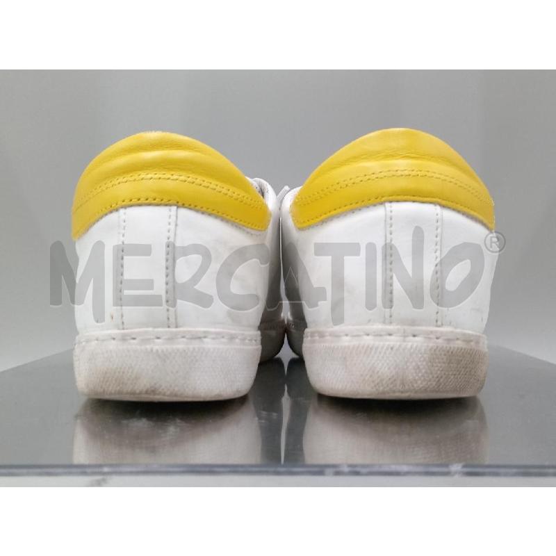 SCARPE GOLDEN GOOSE BIANCHE STELLE GIALLE | Mercatino dell'Usato Moncalieri bengasi 3