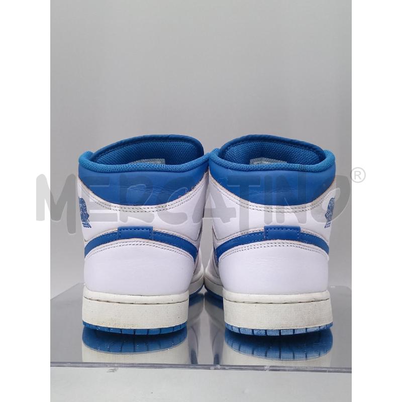 SCARPE JORDAN BIANCHE BAFFO BLU | Mercatino dell'Usato Moncalieri bengasi 3