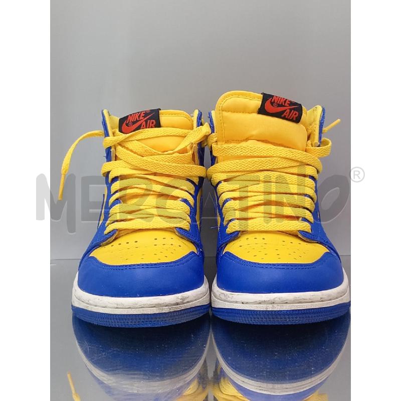 SCARPE NIKE JORDAN GIALLE BLU | Mercatino dell'Usato Moncalieri bengasi 2