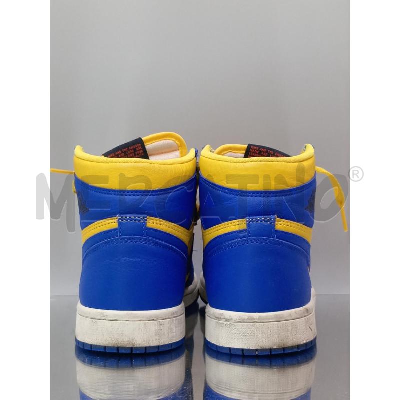 SCARPE NIKE JORDAN GIALLE BLU | Mercatino dell'Usato Moncalieri bengasi 3