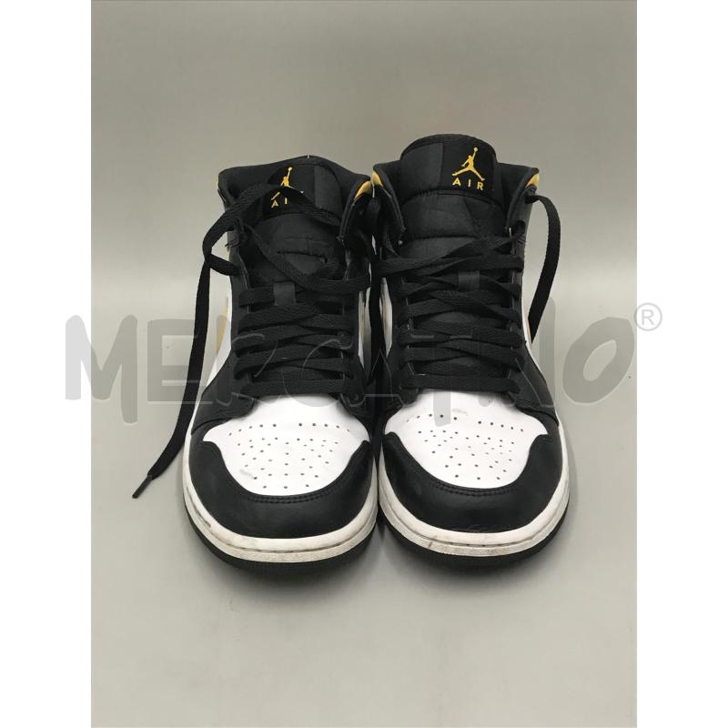 SCARPE UOMO AIR JORDAN 1 MID NERE GIALLE | Mercatino dell'Usato Moncalieri bengasi 2