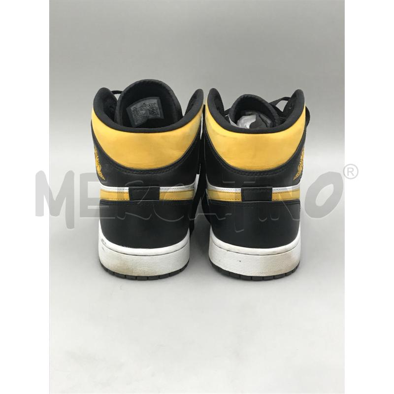 SCARPE UOMO AIR JORDAN 1 MID NERE GIALLE | Mercatino dell'Usato Moncalieri bengasi 3