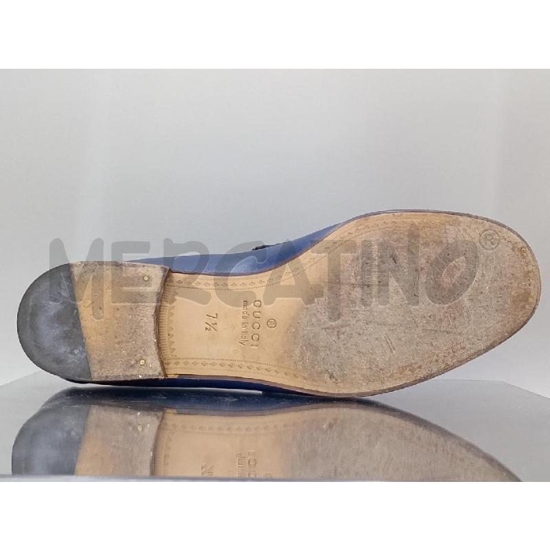 SCARPE UOMO GUCCI MOCASSINO BLU  | Mercatino dell'Usato Moncalieri bengasi 3