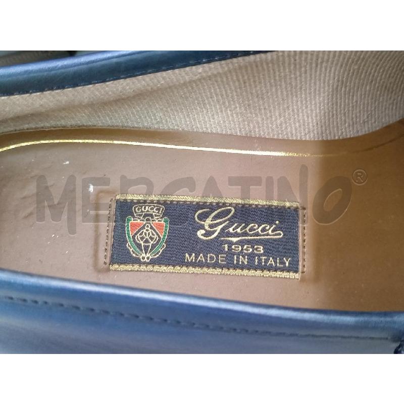 SCARPE UOMO GUCCI MOCASSINO BLU  | Mercatino dell'Usato Moncalieri bengasi 4