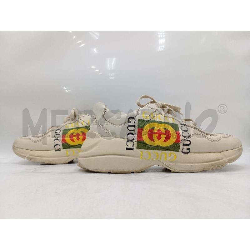 SCARPE UOMO GUCCI SNEAKERS BASSE RHYTON IN PELLE | Mercatino dell'Usato Moncalieri bengasi 3