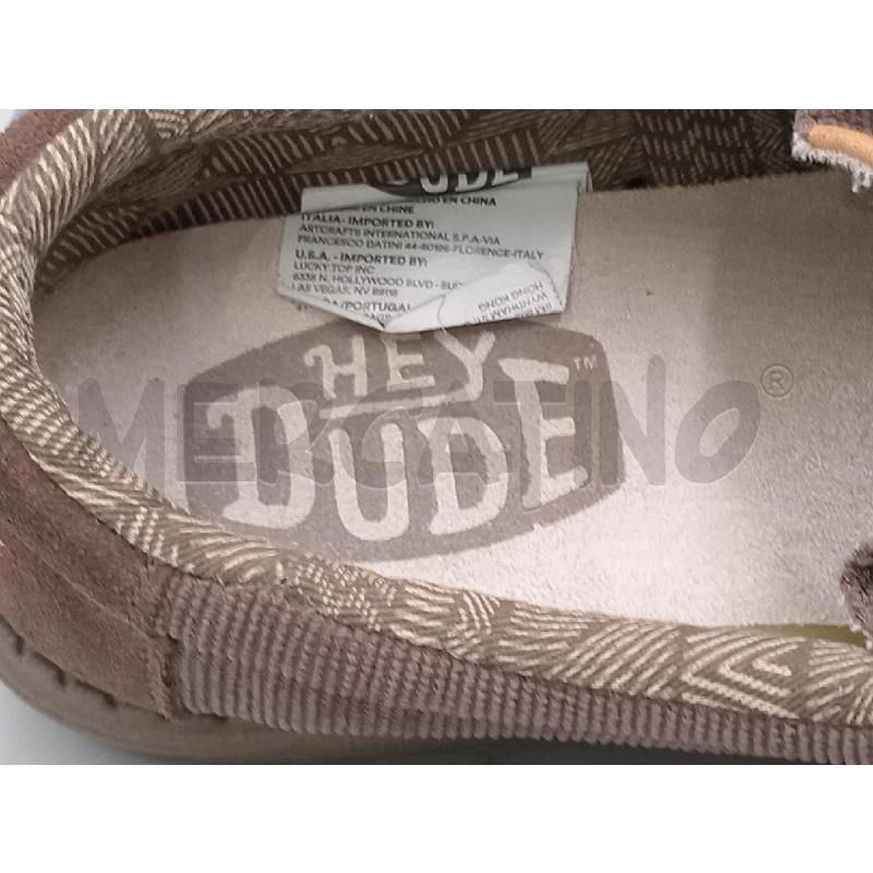 SCARPE UOMO HEY DUDE MARRONI | Mercatino dell'Usato Moncalieri bengasi 5