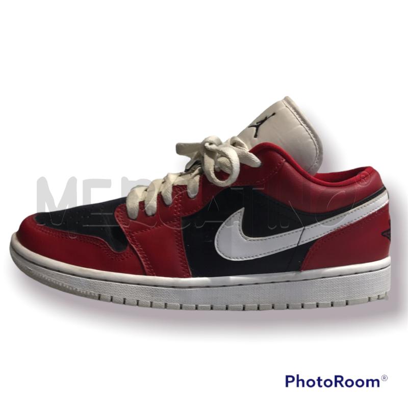 Air Jordan 1 Low bianche e rosse | AW LAB