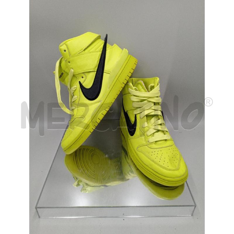 SCARPE UOMO NIKE DUNK HIGH X AMBUSH GIALLA  | Mercatino dell'Usato Moncalieri bengasi 3
