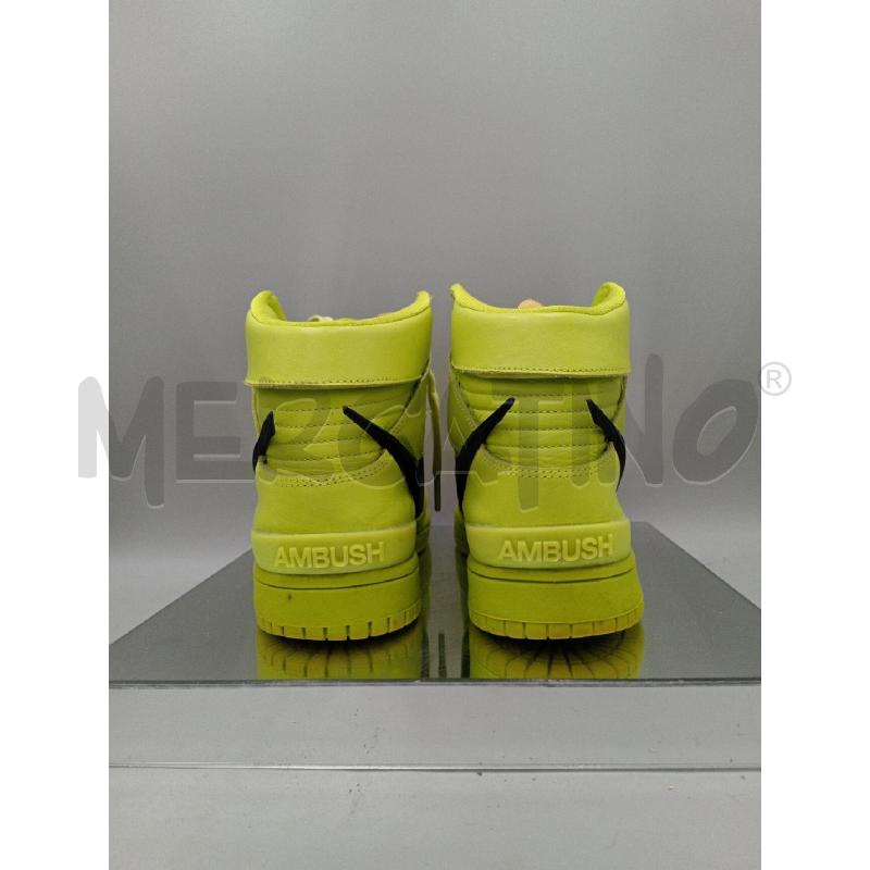 SCARPE UOMO NIKE DUNK HIGH X AMBUSH GIALLA  | Mercatino dell'Usato Moncalieri bengasi 4