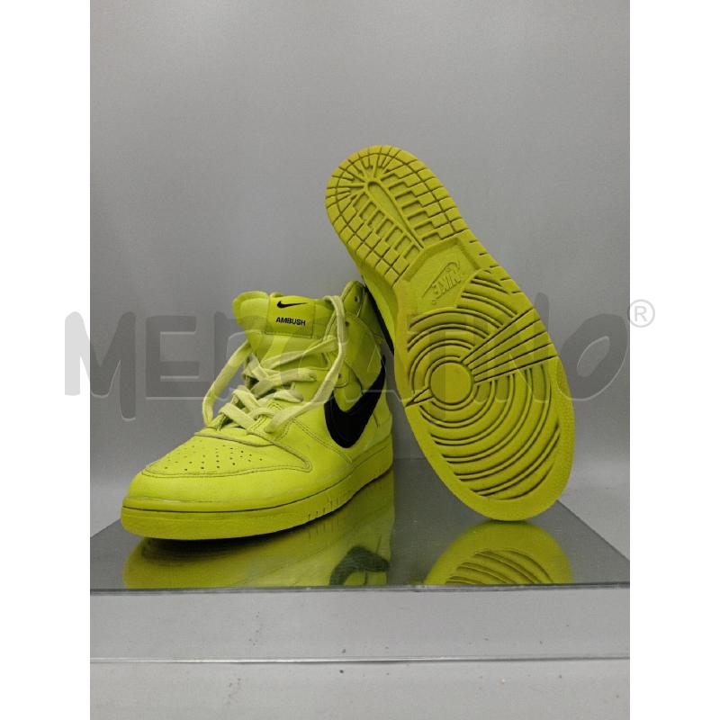 SCARPE UOMO NIKE DUNK HIGH X AMBUSH GIALLA  | Mercatino dell'Usato Moncalieri bengasi 5