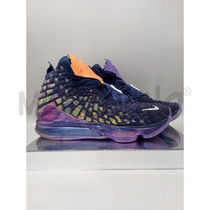 SCARPE UOMO NIKE LE BRON 17 VIOLA E BLU  | Mercatino dell'Usato Moncalieri bengasi 3