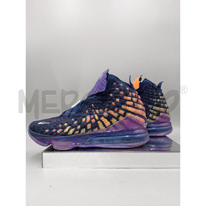 SCARPE UOMO NIKE LE BRON 17 VIOLA E BLU  | Mercatino dell'Usato Moncalieri bengasi 4