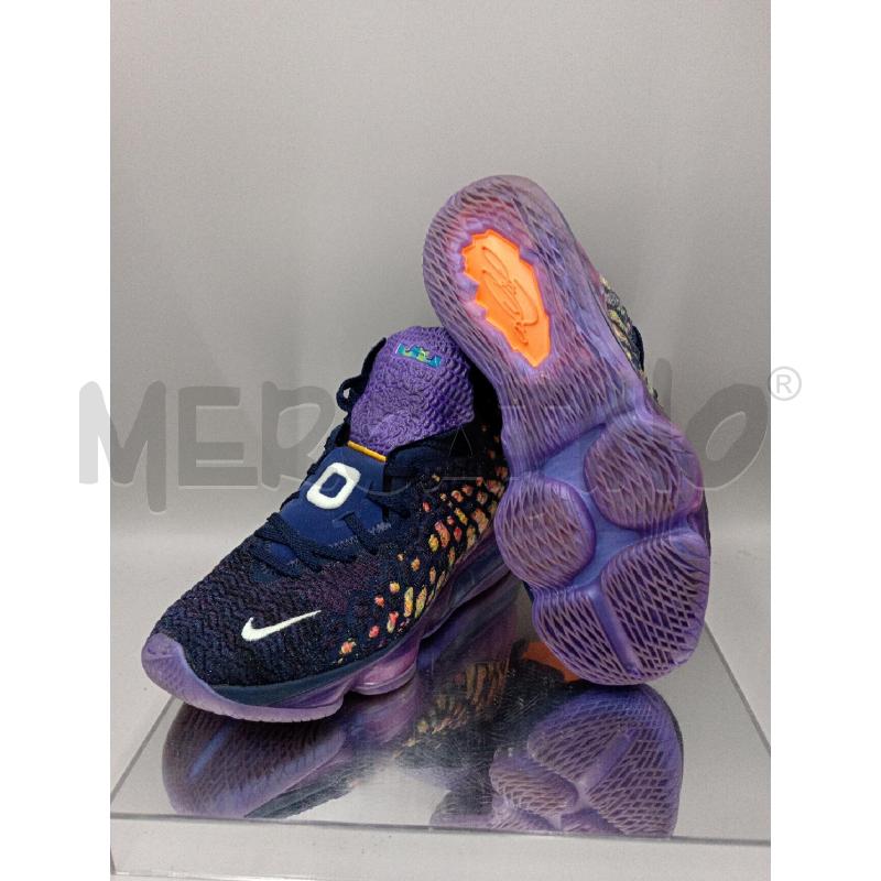 SCARPE UOMO NIKE LE BRON 17 VIOLA E BLU  | Mercatino dell'Usato Moncalieri bengasi 5
