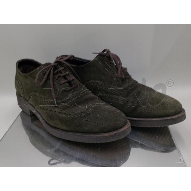 SCARPE UOMO POLLINI VERDI SCAMOSCIATE | Mercatino dell'Usato Moncalieri bengasi 1