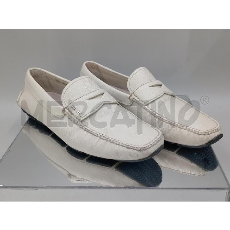 SCARPE UOMO PRADA BIANCHE MOCASSINO | Mercatino dell'Usato Moncalieri bengasi 1