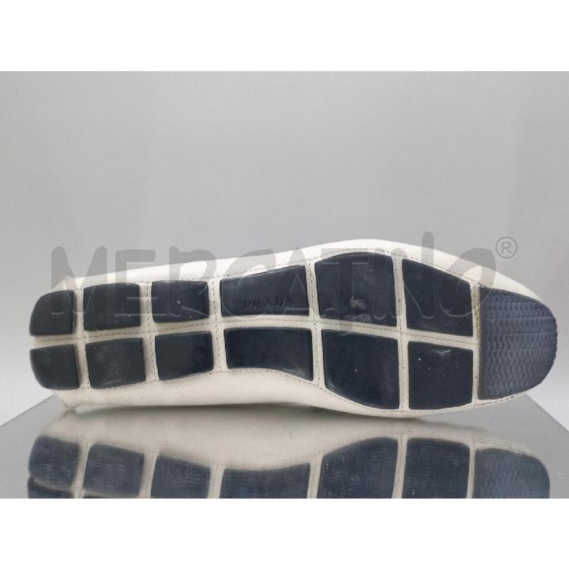 SCARPE UOMO PRADA BIANCHE MOCASSINO | Mercatino dell'Usato Moncalieri bengasi 4