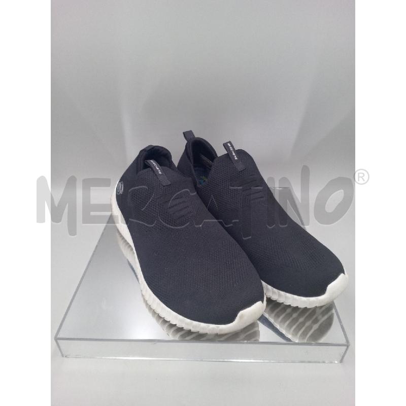 SCARPE UOMO SCECHERS NERE ELASTICIZZATE | Mercatino dell'Usato Moncalieri bengasi 1