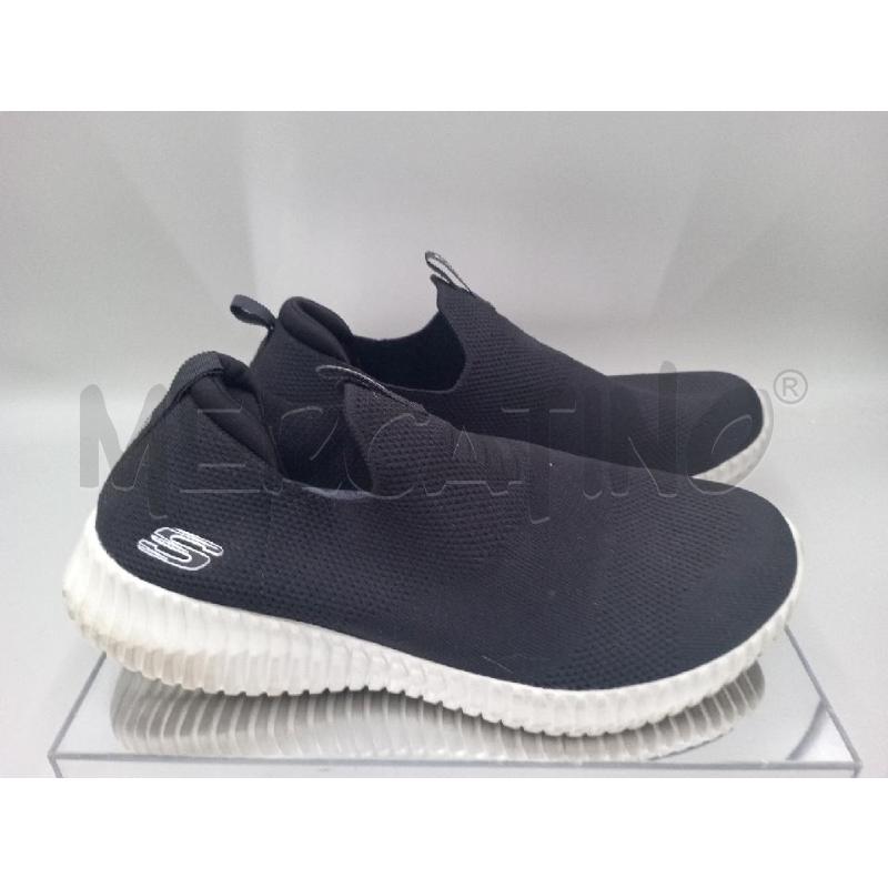 SCARPE UOMO SCECHERS NERE ELASTICIZZATE | Mercatino dell'Usato Moncalieri bengasi 3