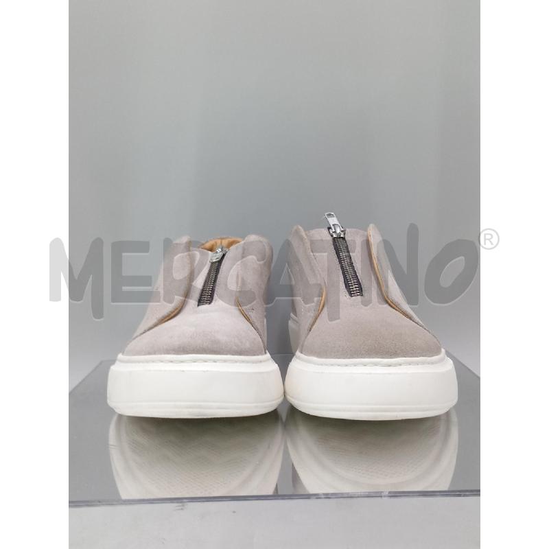 SCARPE UOMO TIGIANO CHIUSURA ZIP SCAMOSCIATA BEIGE  | Mercatino dell'Usato Moncalieri bengasi 2