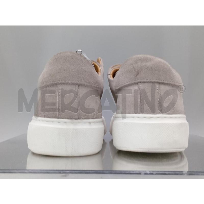 SCARPE UOMO TIGIANO CHIUSURA ZIP SCAMOSCIATA BEIGE  | Mercatino dell'Usato Moncalieri bengasi 3