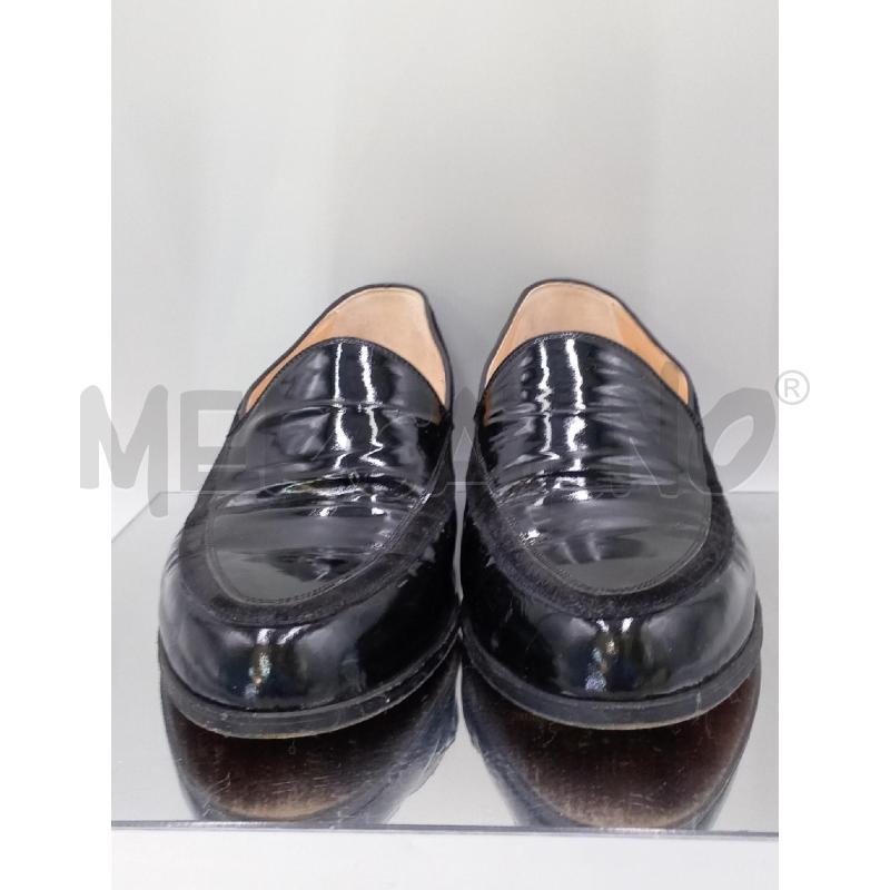 SCARPE UOMO YVES SAINT LAURENT MOCASSINO NERO LUCIDO  | Mercatino dell'Usato Moncalieri bengasi 2