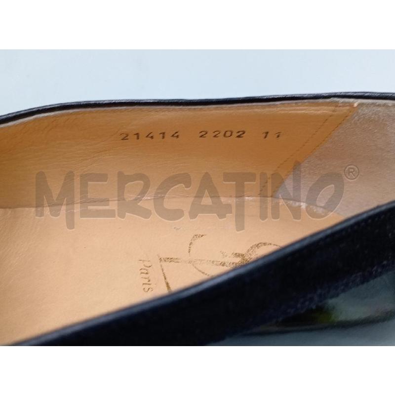 SCARPE UOMO YVES SAINT LAURENT MOCASSINO NERO LUCIDO  | Mercatino dell'Usato Moncalieri bengasi 4