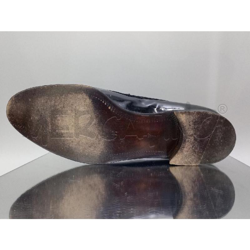 SCARPE UOMO YVES SAINT LAURENT MOCASSINO NERO LUCIDO  | Mercatino dell'Usato Moncalieri bengasi 5