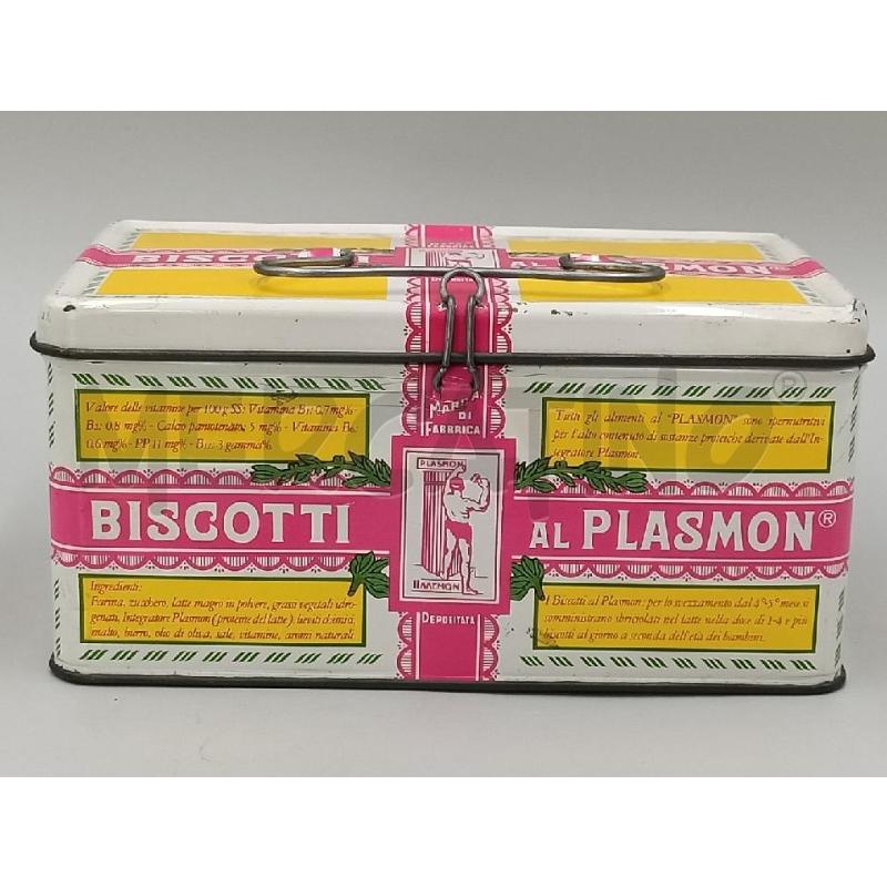 SCATOLA LATTA BISCOTTI AL PLASMON | Mercatino dell'Usato Moncalieri bengasi 1