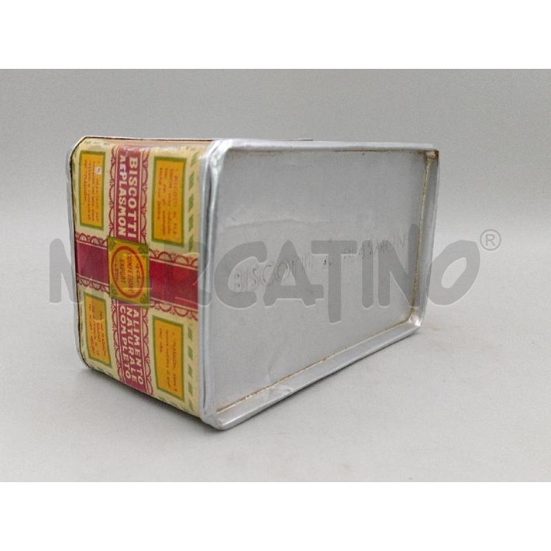 SCATOLA LATTA BISCOTTI AL PLASMON ALLUMINIO | Mercatino dell'Usato Moncalieri bengasi 2