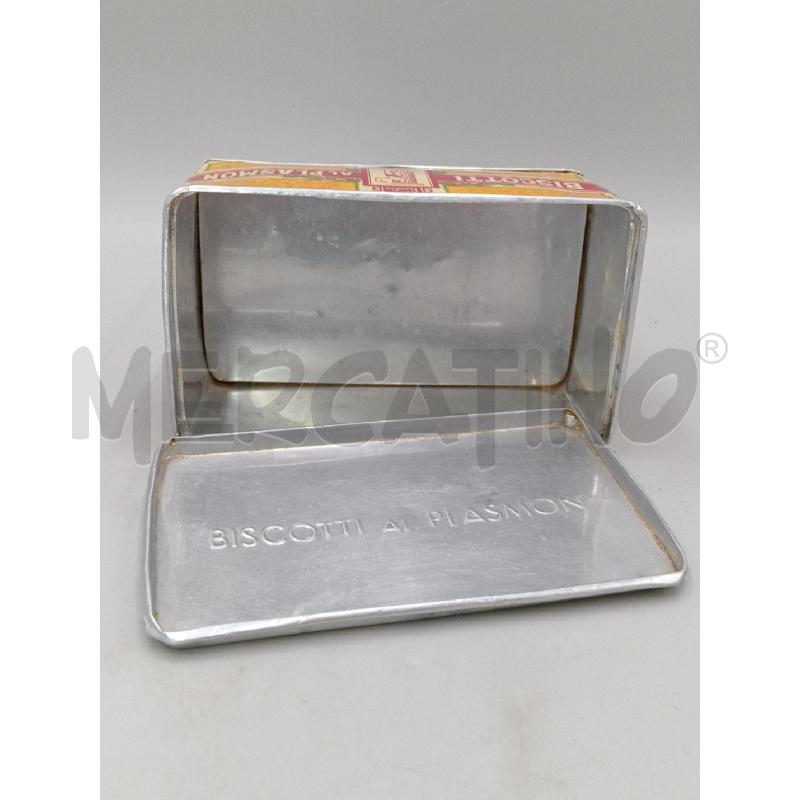 SCATOLA LATTA BISCOTTI AL PLASMON ALLUMINIO | Mercatino dell'Usato Moncalieri bengasi 5