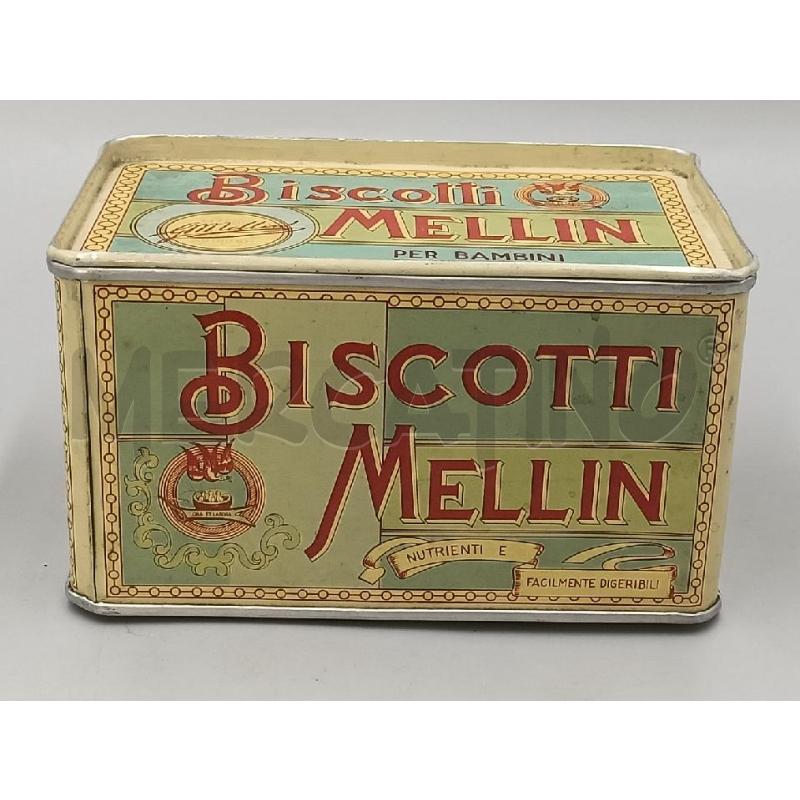SCATOLA LATTA BISCOTTI MELLIN | Mercatino dell'Usato Moncalieri bengasi 1