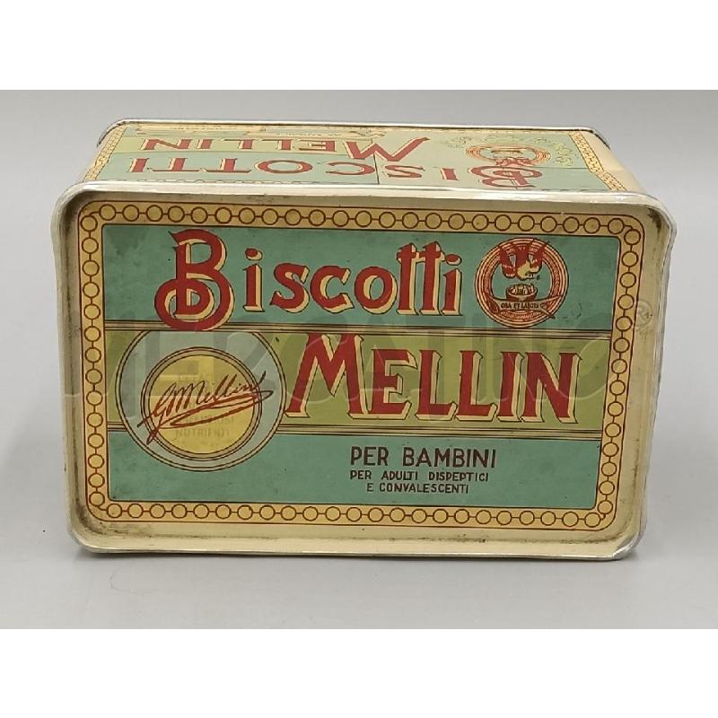 SCATOLA LATTA BISCOTTI MELLIN | Mercatino dell'Usato Moncalieri bengasi 2