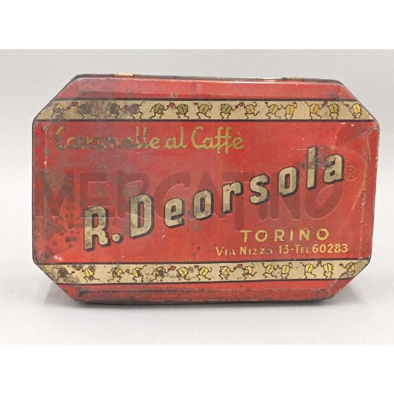 SCATOLA LATTA CAFFE DEORSOLA TORINO | Mercatino dell'Usato Moncalieri bengasi 1