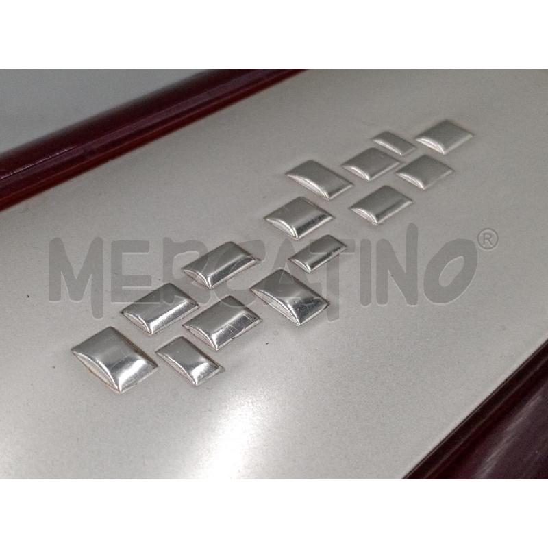 SCATOLA LEGNO C/PLACCA METALLO ARGENTATO S/COPERCHIO | Mercatino dell'Usato Moncalieri bengasi 2