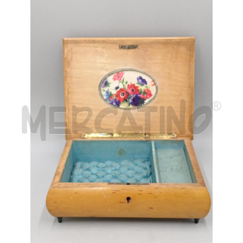 SCATOLA LEGNO CHARILON DECORO GENTILUOMINI | Mercatino dell'Usato Moncalieri bengasi 1